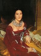 Jean-Auguste Dominique Ingres Mme.De Senonnes USA oil painting artist